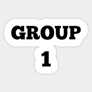 Group 1 Sticker